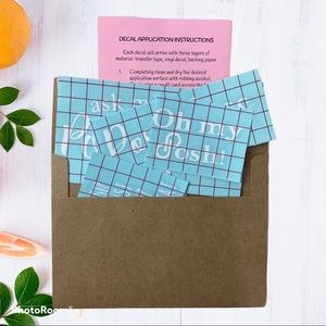 Vinyl Decal Stickers Poshmark Branding - Lot of 4